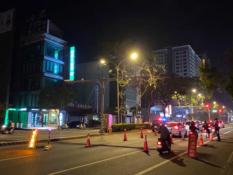 四分局警方24日起連續五天大執法。警方提供