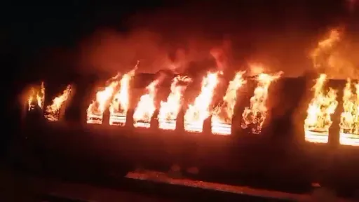 乘客偷煮咖啡「瓦斯桶爆炸」 印度朝聖車廂大火10死25傷