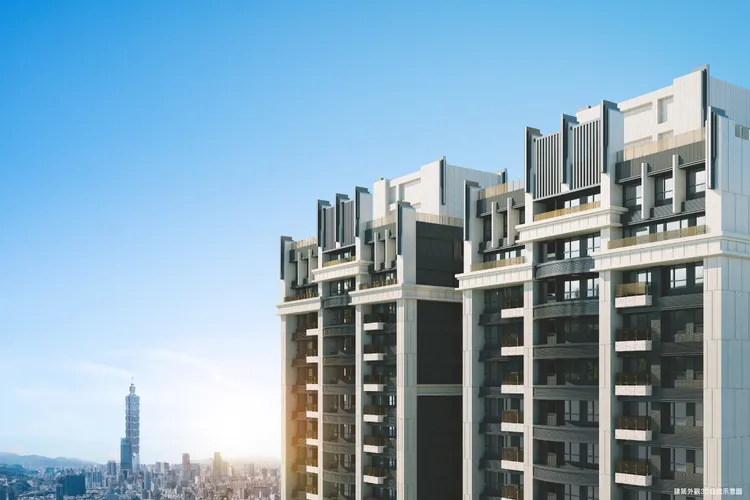 擎天森林建築外觀示意圖。