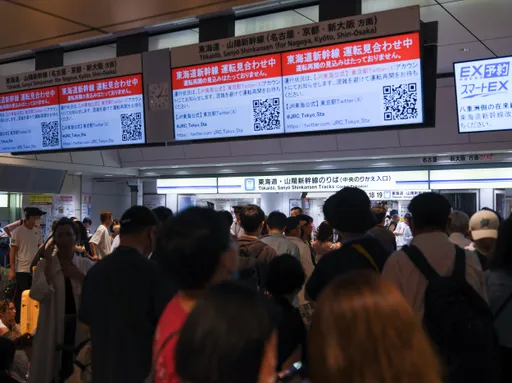 新幹線大亂！「蘭恩」大雨襲日本　30.5萬乘客受影響