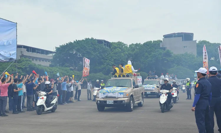 此次總統大選的維安人員，目前正在進行專長訓練及專精訓練。國安局提供