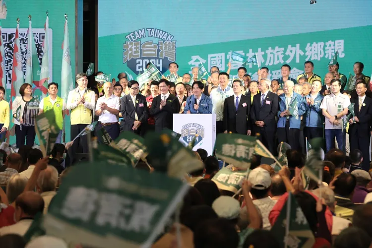 現場擠滿人潮。賴清德競辦提供