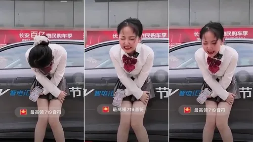 正妹業務賣車疑「塞跳蛋直播」 震到全身顫抖!網譏:電動車漏電嗎