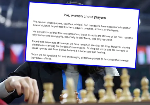 不再容忍棋壇性暴力 60多名國際女棋手連署