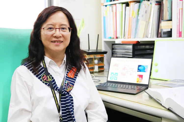 腦科所教授楊靜修是這次研究與應用的指導教授。陽交大提供