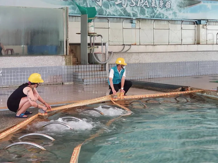 人員拉起封鎖線。市府提供