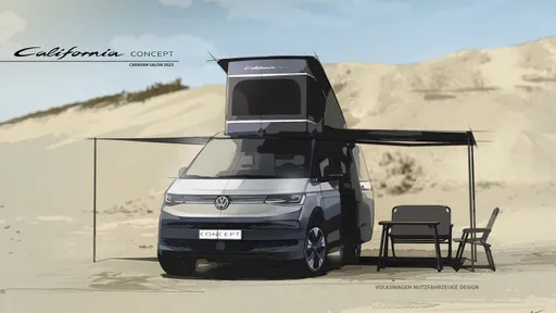 福斯商旅Multivan T7加州號露營車呼之欲出 插電式油電動力預計明年量產