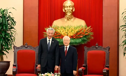 李顯龍與越南總理簽署7文件 考慮雙邊升級為全面戰略夥伴
