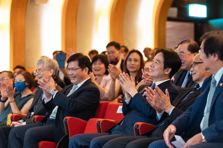 《放眼看天下》新書發表會。總統府提供