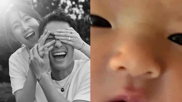 楊祐寧和Melinda上月喜迎二女兒Kya。翻攝楊祐寧、Melinda IG