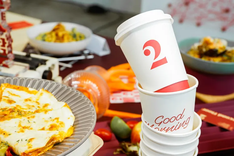 蘊藏傳統工藝台灣味的貳樓超級符號「2」。貳樓提供