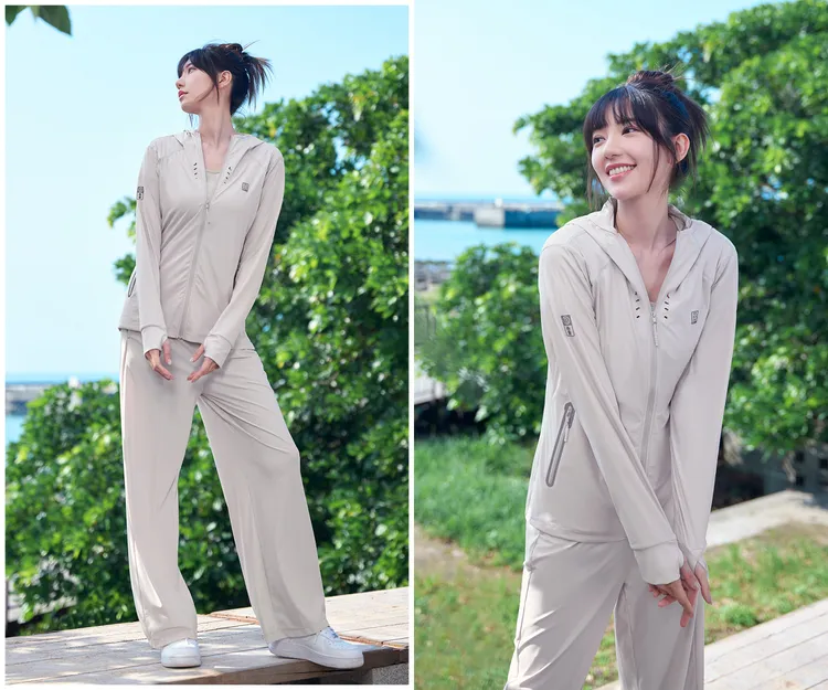 2023冰鋒衣全新冰感防曬設計，高效防曬抗ＵＶ、瞬間冰感、透氣舒適。