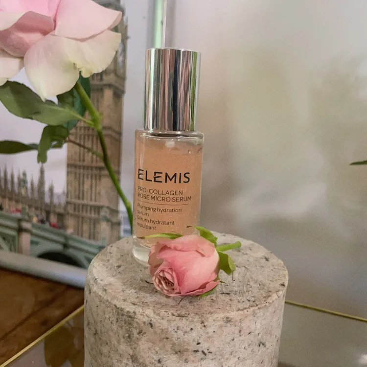 ELEMIS海洋膠原玫瑰微導精華，30ml／3750元。張家玲攝