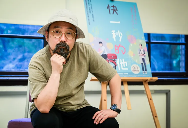 山下敦弘日前來台宣傳《快一秒的他》，暢聊拍片幕後故事。甲上娛樂提供