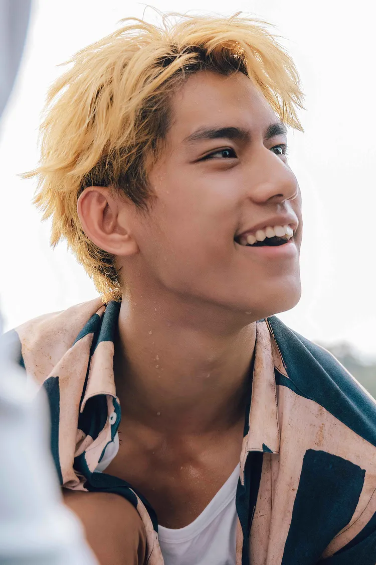 男主角朱軒洋很開心能與日本觀眾見面。牽猴子 提供