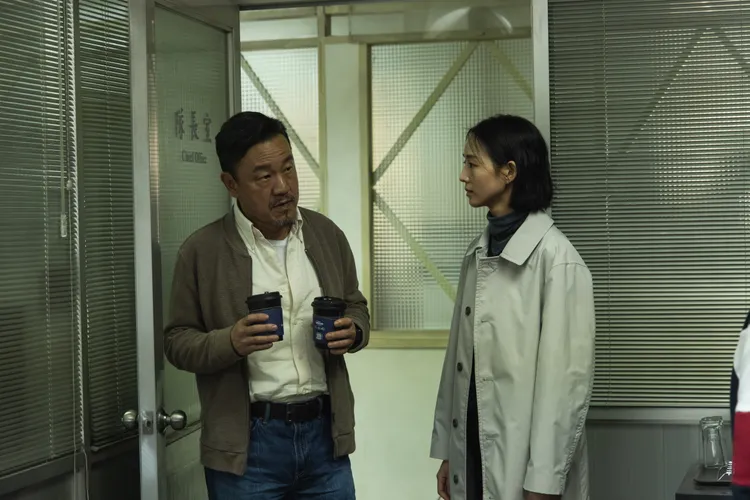 陳為民（左）和張鈞甯首次合作。華映娛樂提供