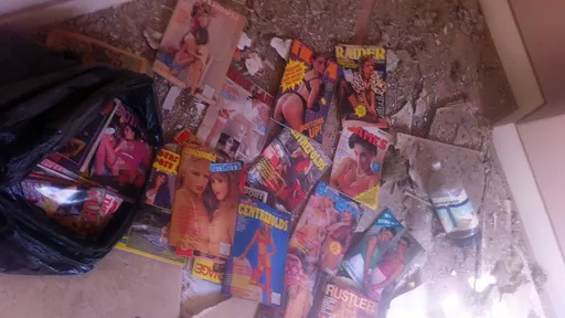 屋主的秘密！別墅裝修「整袋色情雜誌砸下來」　工人衰被KO送醫