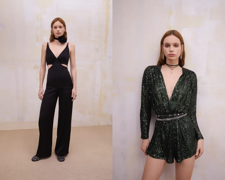 Maje秋冬也有帶有性感風情的晚裝，在優雅中帶有叛逆。品牌提供