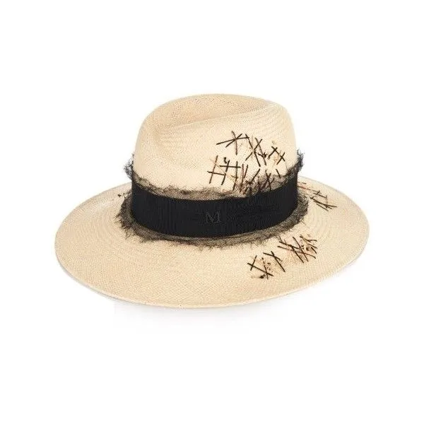 Maison Michel Destroyed系列草帽。翻攝網路