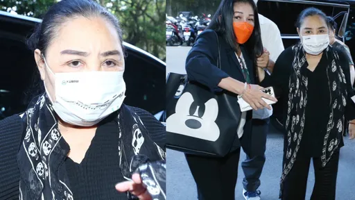 歌壇大姊大陳盈潔現身!入監服3年2月刑 許常德送行