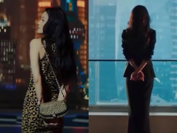 舒淇在影片中連換兩套造型。翻攝品牌預告片