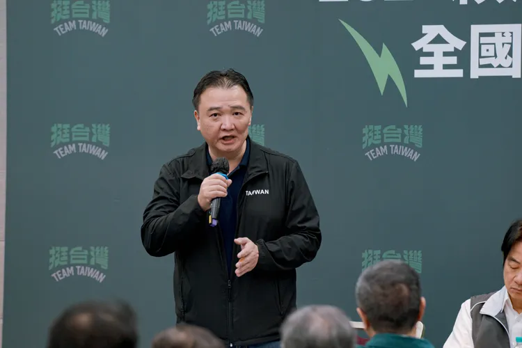 民進黨秘書長許立明也到現場。賴清德競辦提供