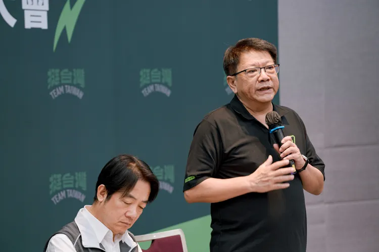 潘孟安致詞。賴清德競辦提供