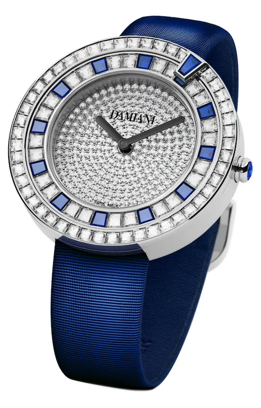 Belle Époque美好年代系列藍寶石鑽錶，191萬元。品牌提供