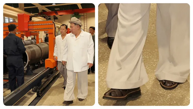 金正恩8月6日視察軍火工廠。路透社