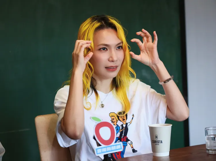 惠婷承認活在自己世界裡。彭欣偉攝