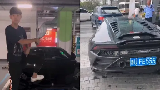 屁孩踩藍寶堅尼拍抖音　挫塞！車主火大要他賠79萬元