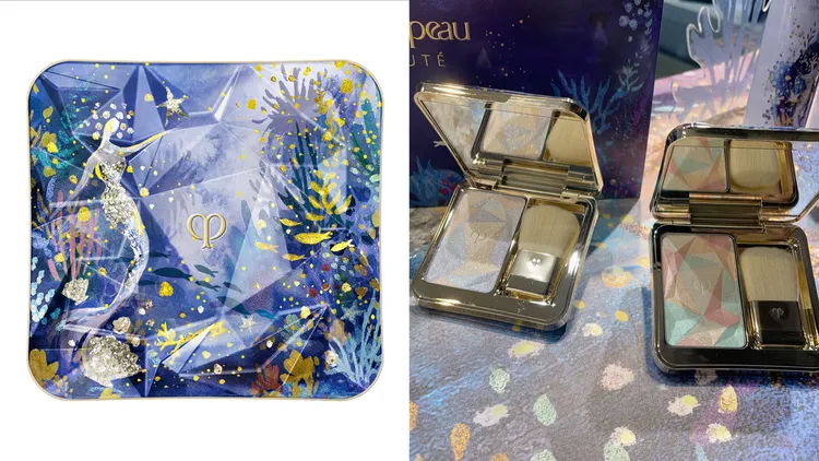 精質光耀幻妍餅，各3100元。左圖品牌提供、右圖張家玲攝