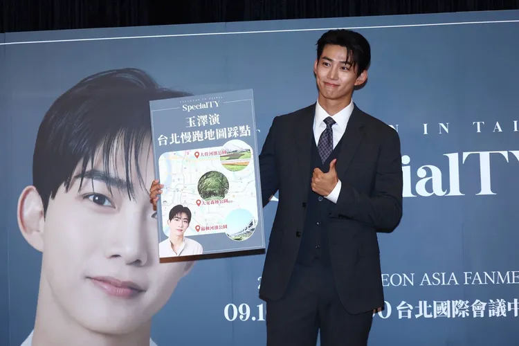 玉澤演從大佳河濱公園、福和河濱公園、大安森林公園3個推薦的景點中，選了大佳河濱公園去慢跑。彭欣偉攝