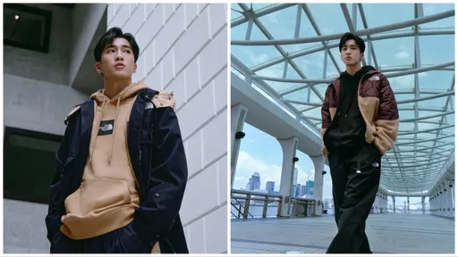 婁峻碩不放閃了~ 拋下焦凡凡穿The North Face遊香港