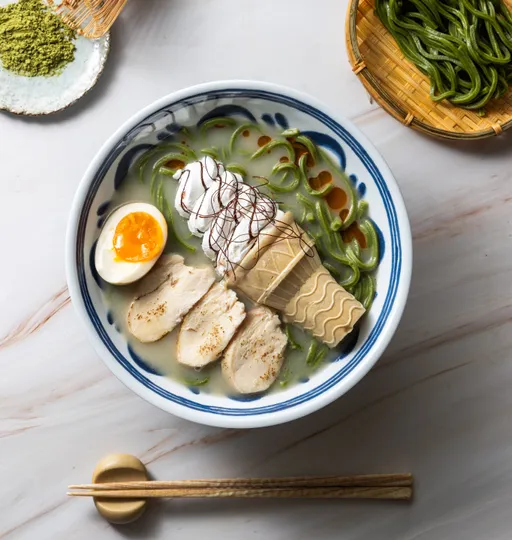 驚艷新口感　霜淇淋抹茶麵、滿蔥鴨叉燒蕎麥麵 