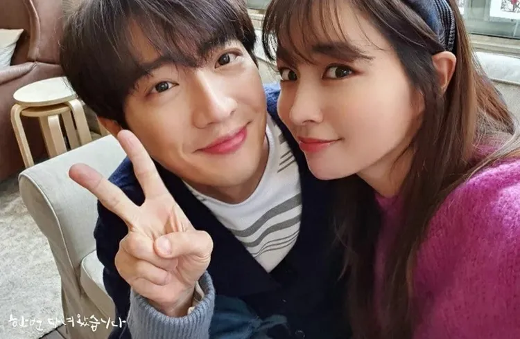 李相燁（左）因《結過一次了》跟李珉廷扮夫妻，深受婆媽喜愛。翻攝KBS