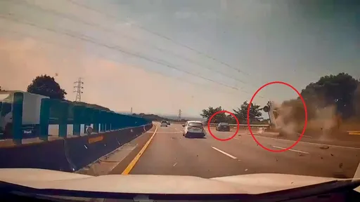 BMW國道自駕模式撞3車　吉普車翻滾6圈！安全帶救命釀2傷