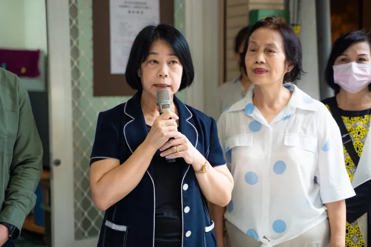 自救會長蔡麗卿 期許新光社區再次繁榮起來。翻攝畫面