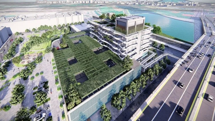 民生水資中心完工模擬圖。衛工處提供