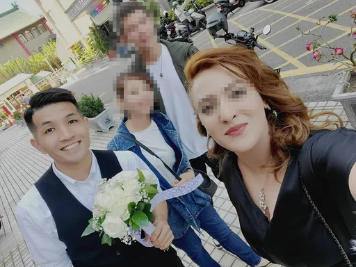 殉職勇消賴俊儒「婚照曝光」!英籍妻貌似奧斯卡影后 婚禮計劃夢碎