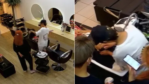 神操作!女客自帶理髮師闖店做頭髮 美髮店全體震驚零插手看著她完工