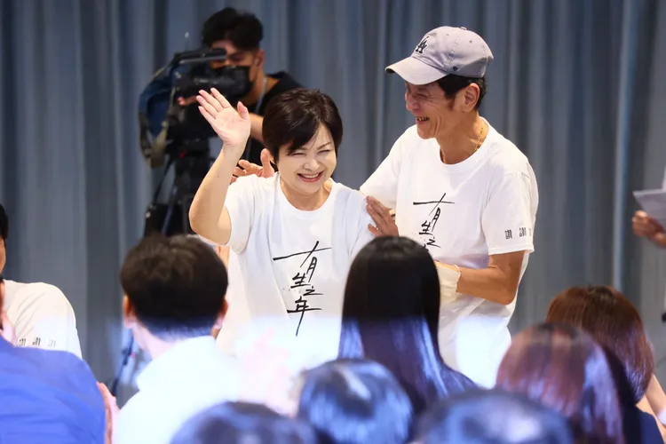 喜翔（右起）和楊貴媚是最早定下的角色。彭欣偉攝