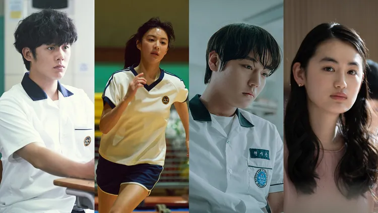 《MOVING異能》李正河（左圖起）與高允貞雙雙入圍男女新人獎，對決《弱美男英雄Class 1》朴志訓、《First Love 初戀》八木莉可子。Disney+、愛奇藝國際站、Netflix提供