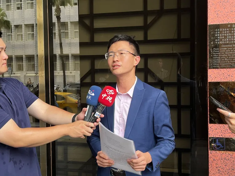 新黨台北市議員侯漢廷。陳彩玲攝