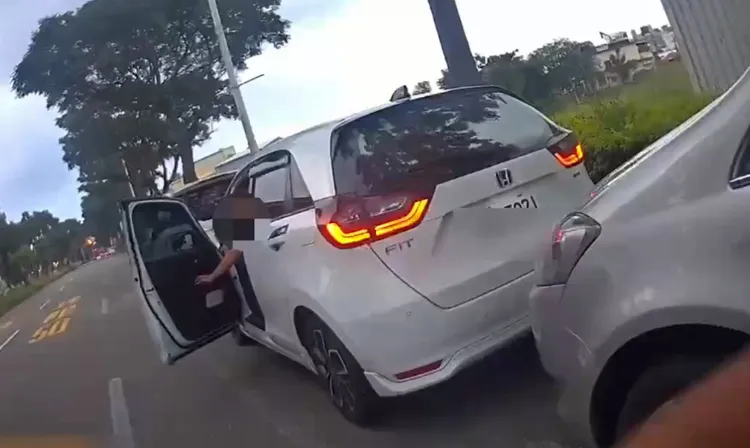 蘆洲警南下新竹逮人。翻攝畫面