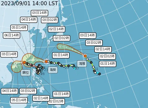海葵路徑南偏滯留更久！這縣市首當其衝　成4年來首個登陸颱風