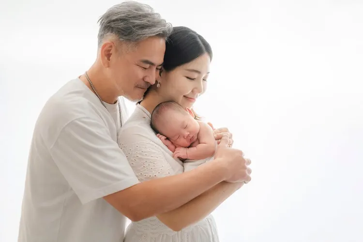 馬國賢與老婆給兒子滿滿的愛。翻攝馬國賢臉書