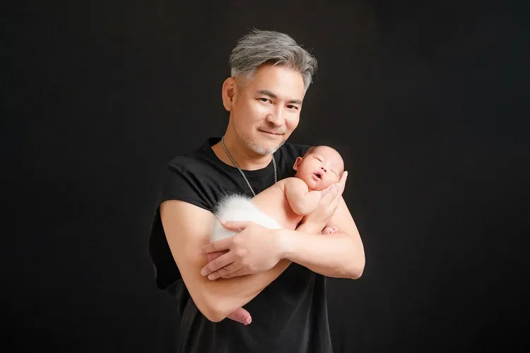 馬國賢當新手爸爸充滿喜悅。翻攝馬國賢臉書