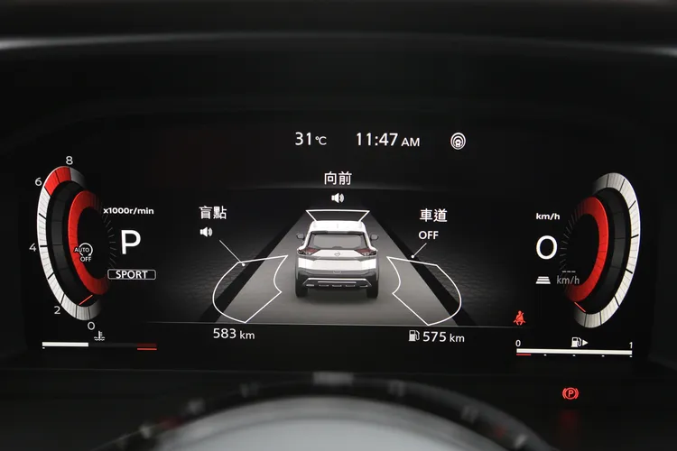 X-Trail輕油電全車系都將ProPILOT智行安全系統列為標準配備，達到相當於Level 2半自動駕駛輔助的水準。林浩昇攝