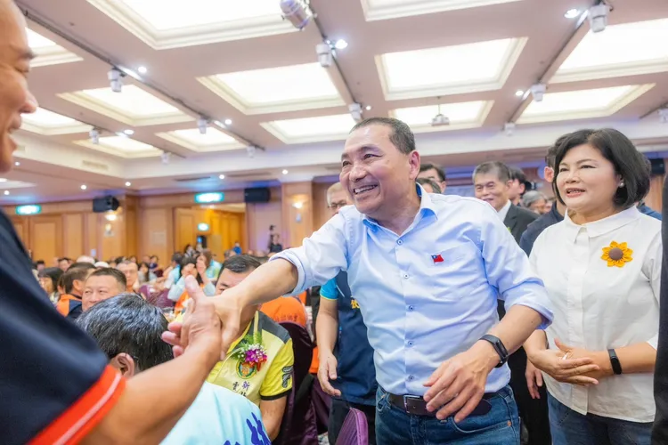 侯友宜週日連跑三場造勢場合。侯辦提供